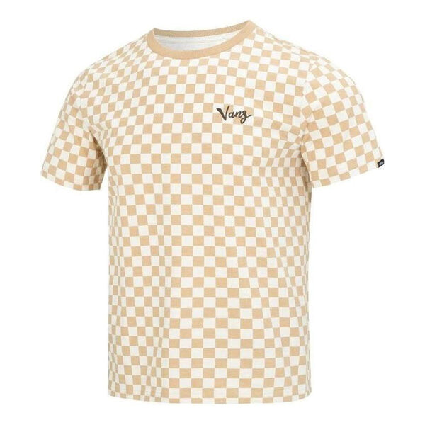 

Футболка ug checker tee 'beige white' Vans, бежевый