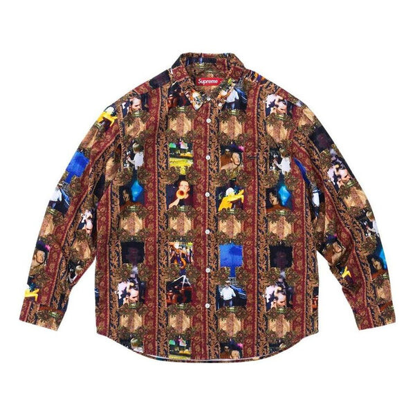 

Рубашка x mark leckey fw23 week4 hardcore printed corduroy shirt 'multicolor' Supreme, мультиколор