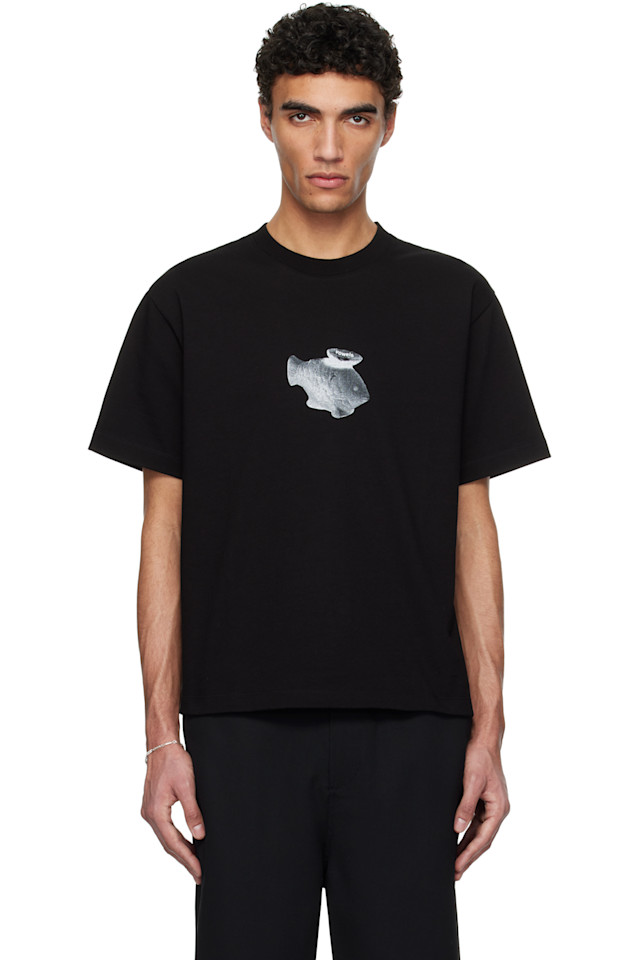 

Керамическая футболка Vowels, черный