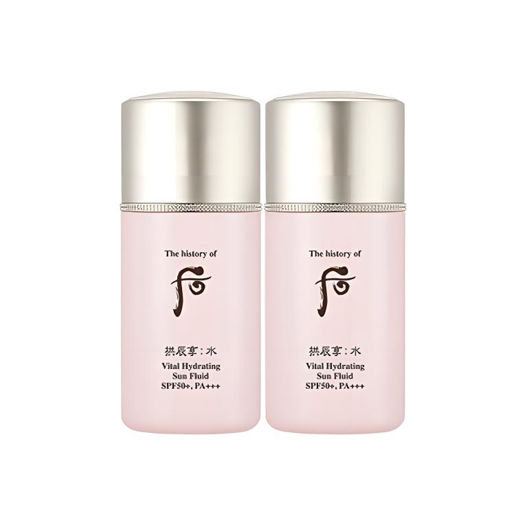 

Gong Jin Heung Увлажняющий крем с защитой от солнца Hydrating Cymbals Sunscreen SPF50 PA+++ 60 мл The History Of Whoo, [refreshing and moisturizing]60ml*2