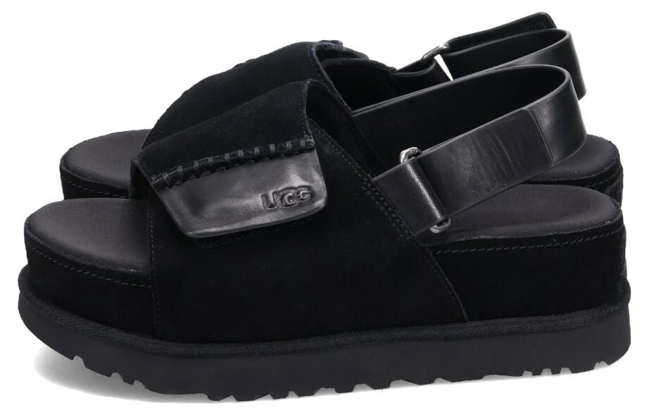 Пляжные сандалии женские черные Ugg