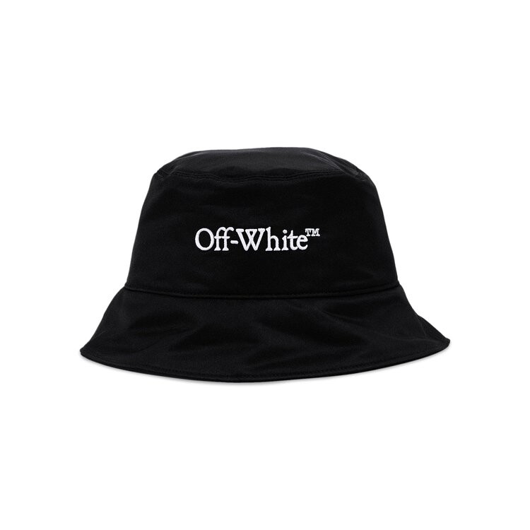 

Панама Off-White Bookish Bucket Hat, черный/белый
