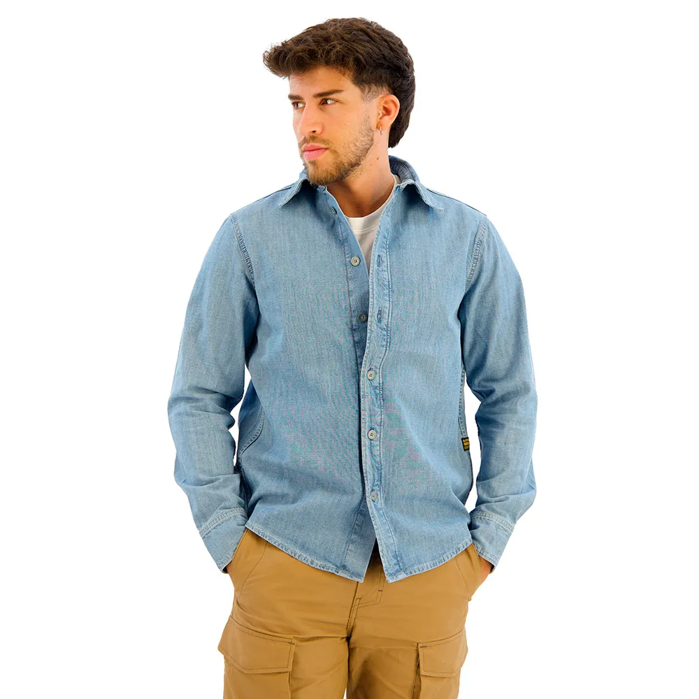 

Рубашка G-Star Regular Denim, синий