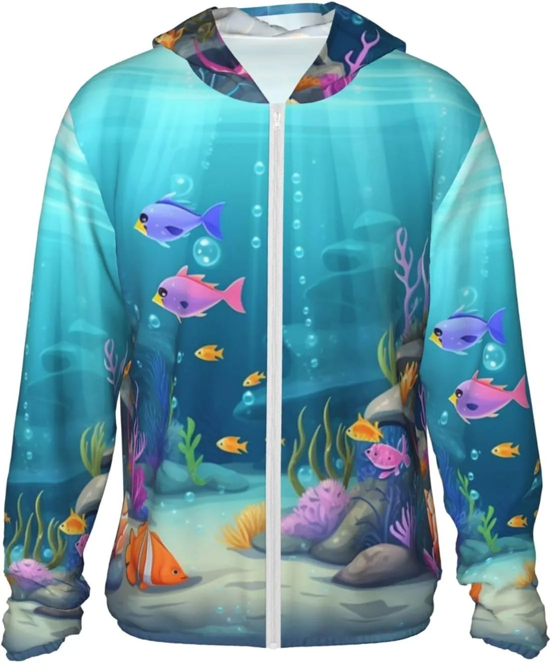 

Мужская UPF 50+ рубашка-рашгард с длинным рукавом для подводного плавания FHEDVBN