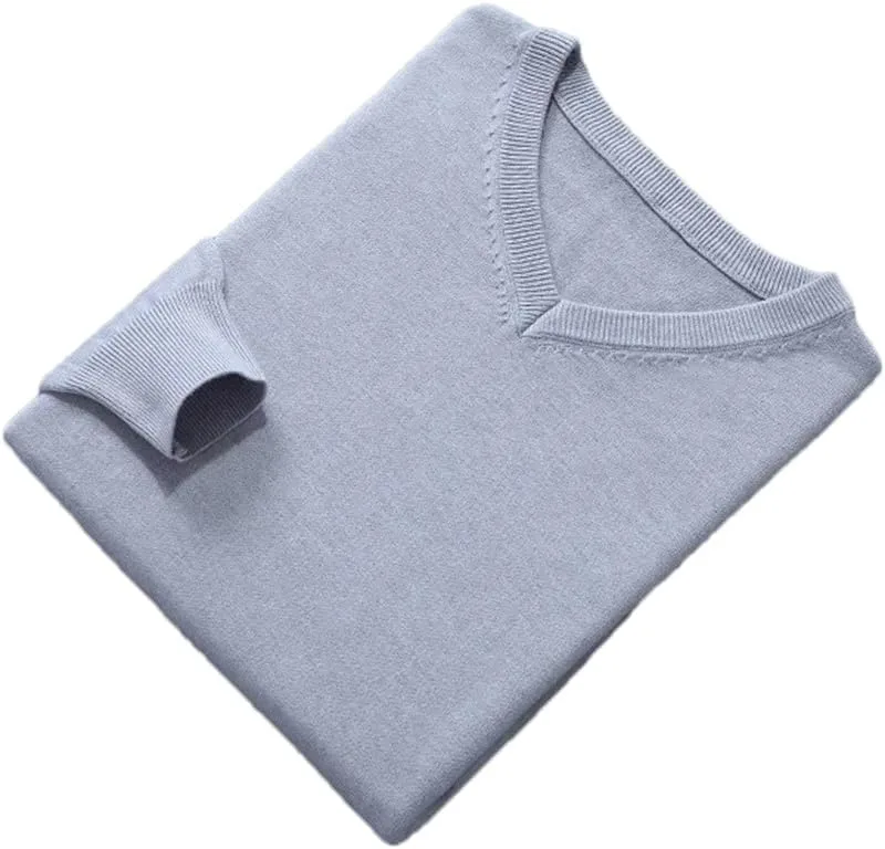 Мужской свитер из кашемира V-Neck