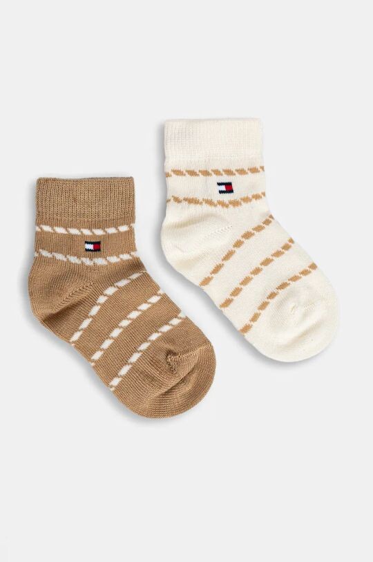 

Комплект носков Tommy Hilfiger, 2 пары, бежевый/белый