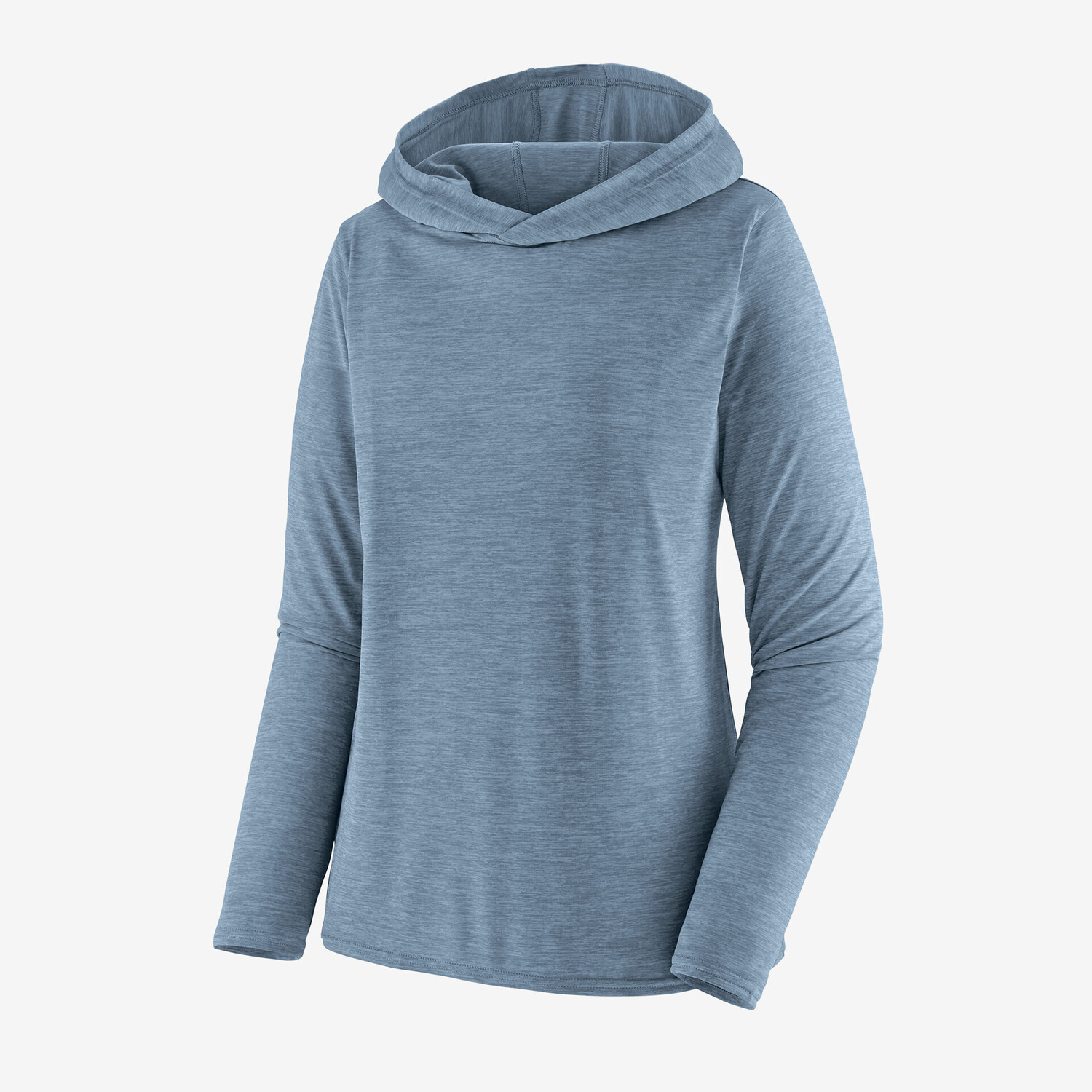 

Женская крутая повседневная толстовка Capilene Patagonia, цвет Steam Blue - Light Plume Grey X-Dye