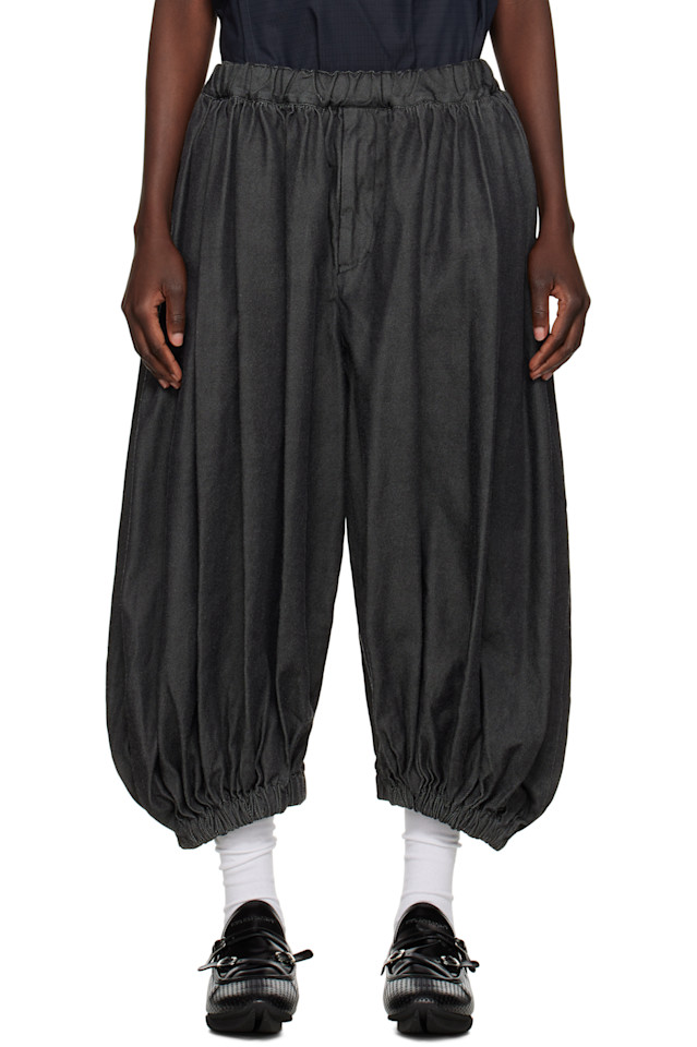 

Габардиновые брюки Black Comme Des Garçons, черный