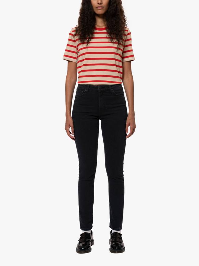 

Мягкие джинсы mae из органического хлопка rich jeans Nudie Jeans, черный
