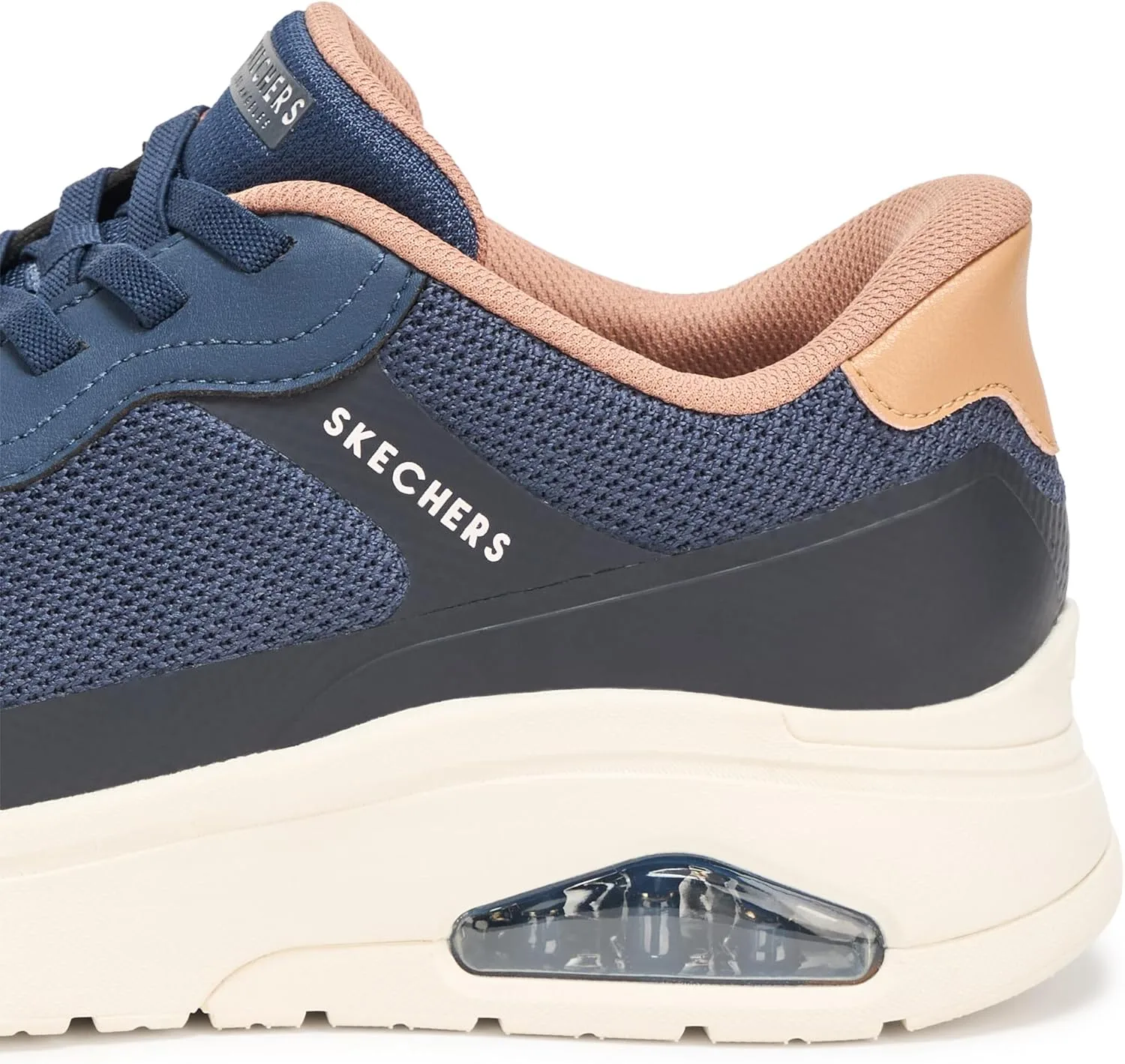 Мужские кроссовки Skechers UNO Flex Step N Knit, темно-синий — фото 4