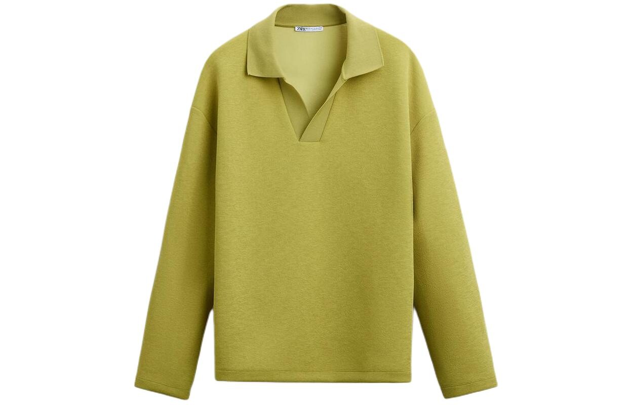 

Рубашка поло мужская лаймовая Zara, цвет Lime