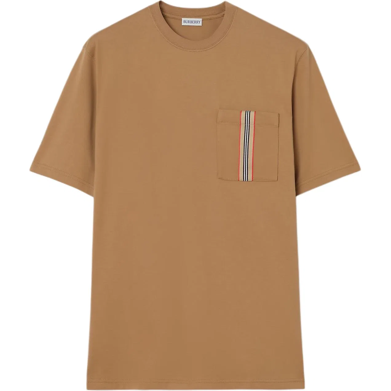 Футболка Burberry Regular Fit верблюжий