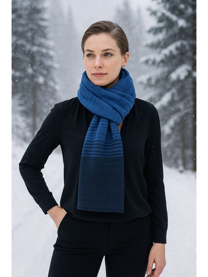 

Collezione alessandro Зимний шарф "Цугшпитце" синего цвета