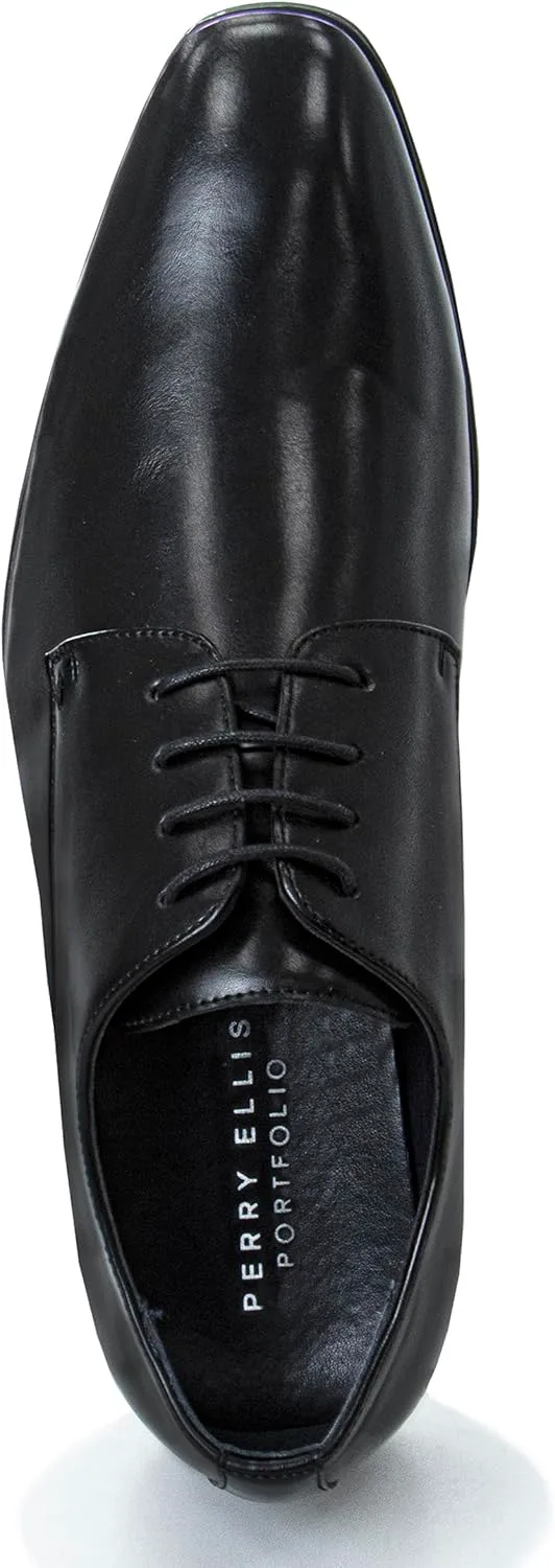 Мужские классические туфли Perry Ellis Portfolio Oxfords, черный — фото 4