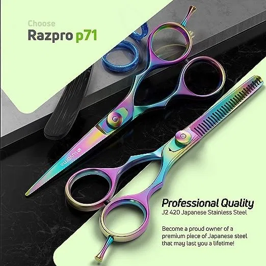 Набор парикмахерских ножниц BS-3104 Precision Razor Edge 5.5 дюймов от Suvorna Suvorna — фото 2