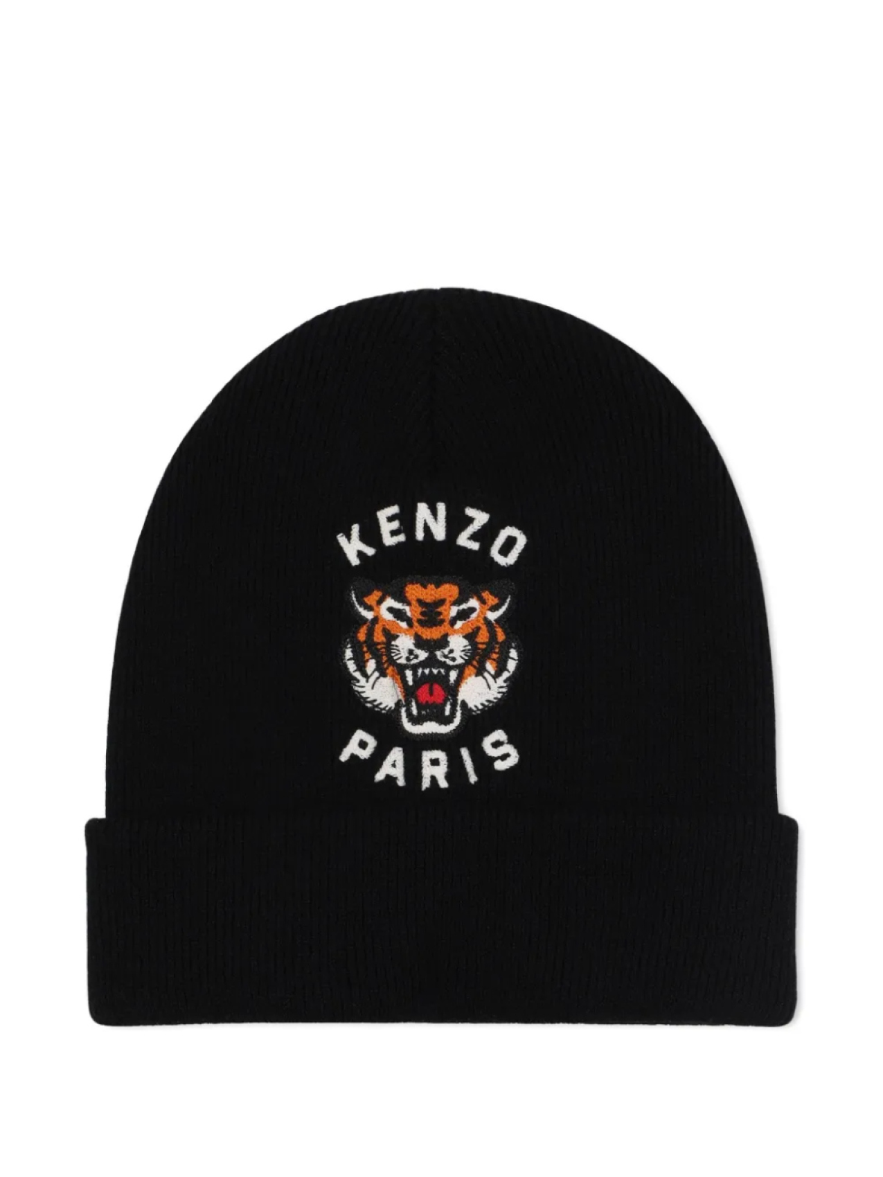 

Kenzo Kids шапка бини с вышивкой, черный