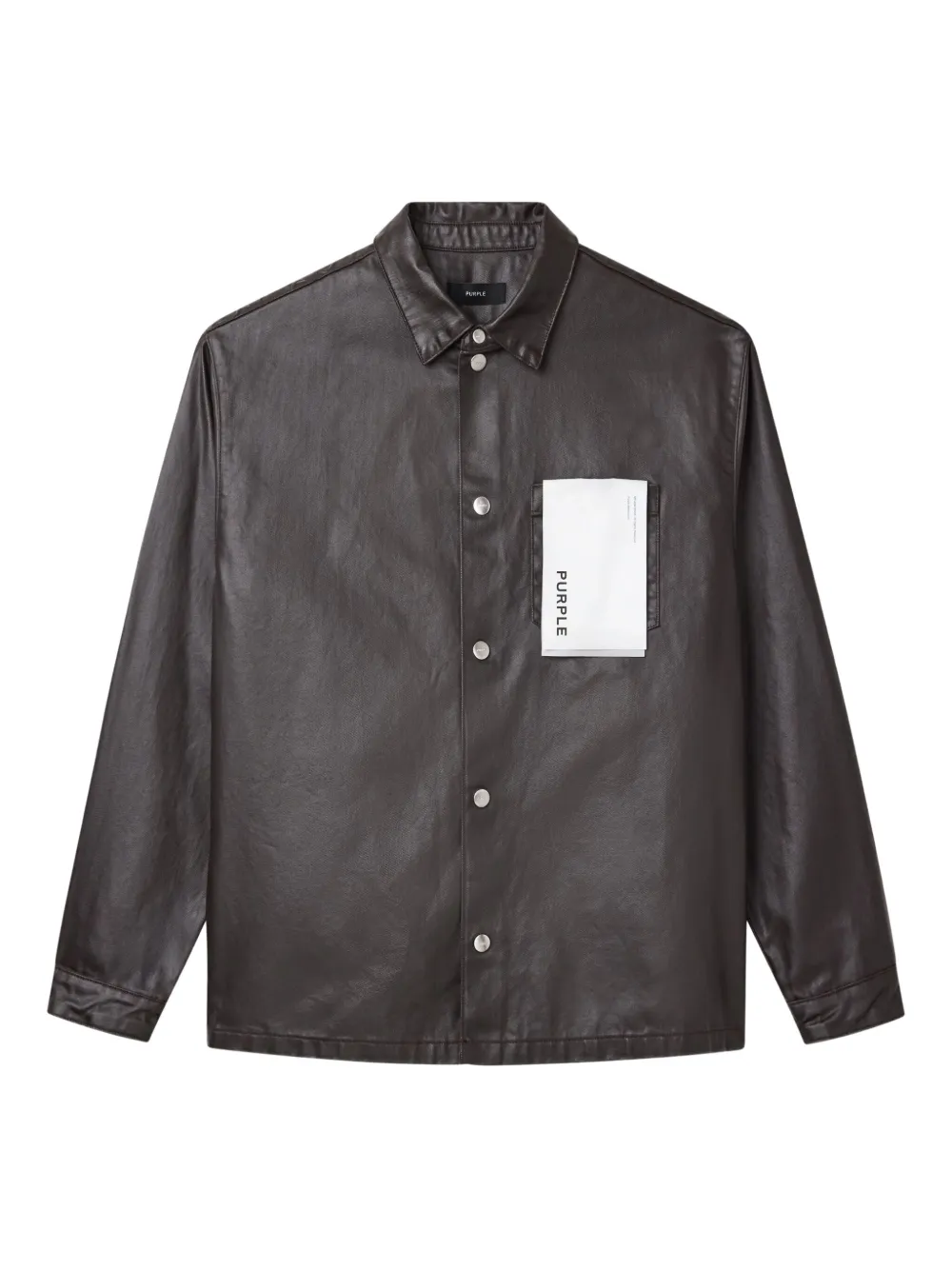 

Рубашка на пуговицах Purple Brand, коричневый