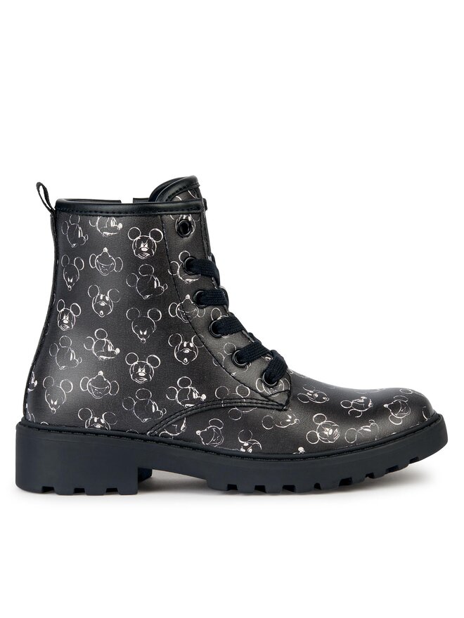 

Ботильоны на шнуровке Geox Jr Casey J2620D 00004 C9999 D, черный