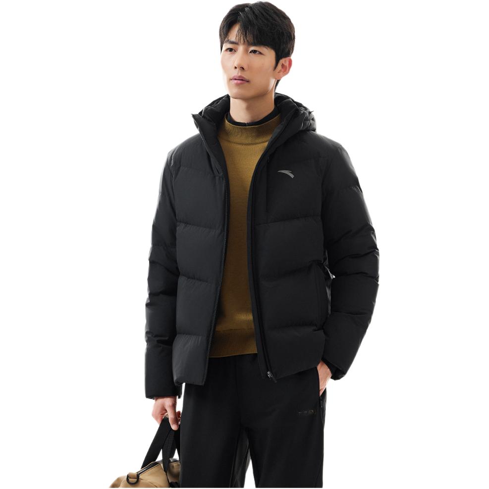 

ANTA Разнообразие тренировочной коллекции Пуховик мужской базовый черный, Basic Black