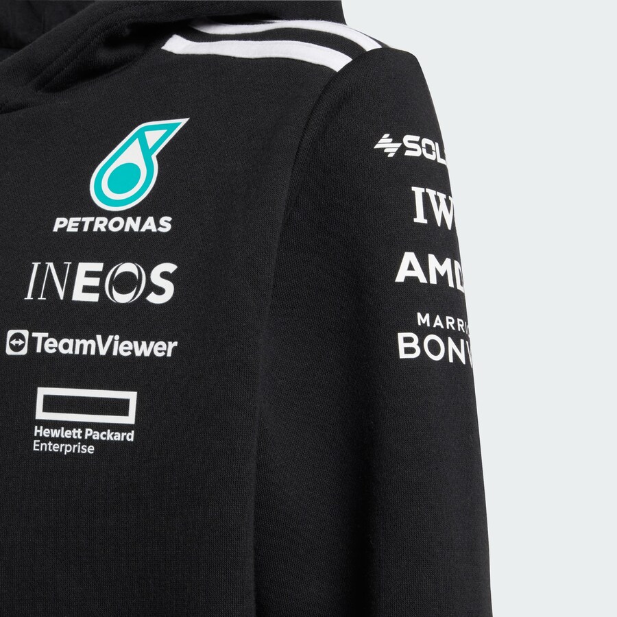 Спортивная толстовка ADIDAS PERFORMANCE Mercedes - AMG Petronas Formula One Team, черный — фото 4