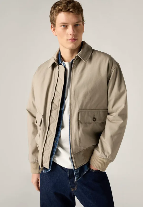 Куртка кортланд, джинсовая куртка Levi'S, Vintage Khaki — фото 3