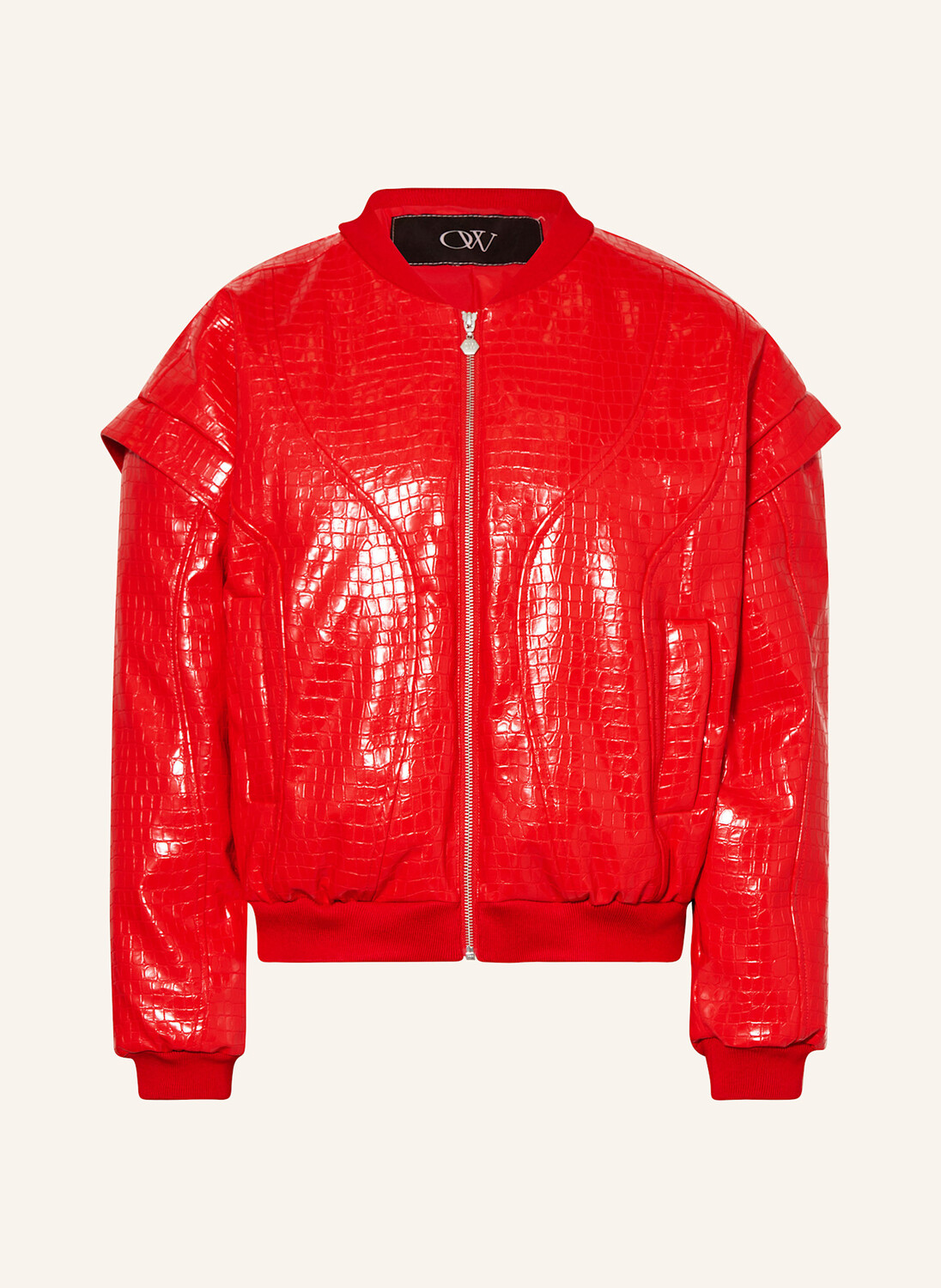 

Кожаный блузон валенсия OW Collection, красный