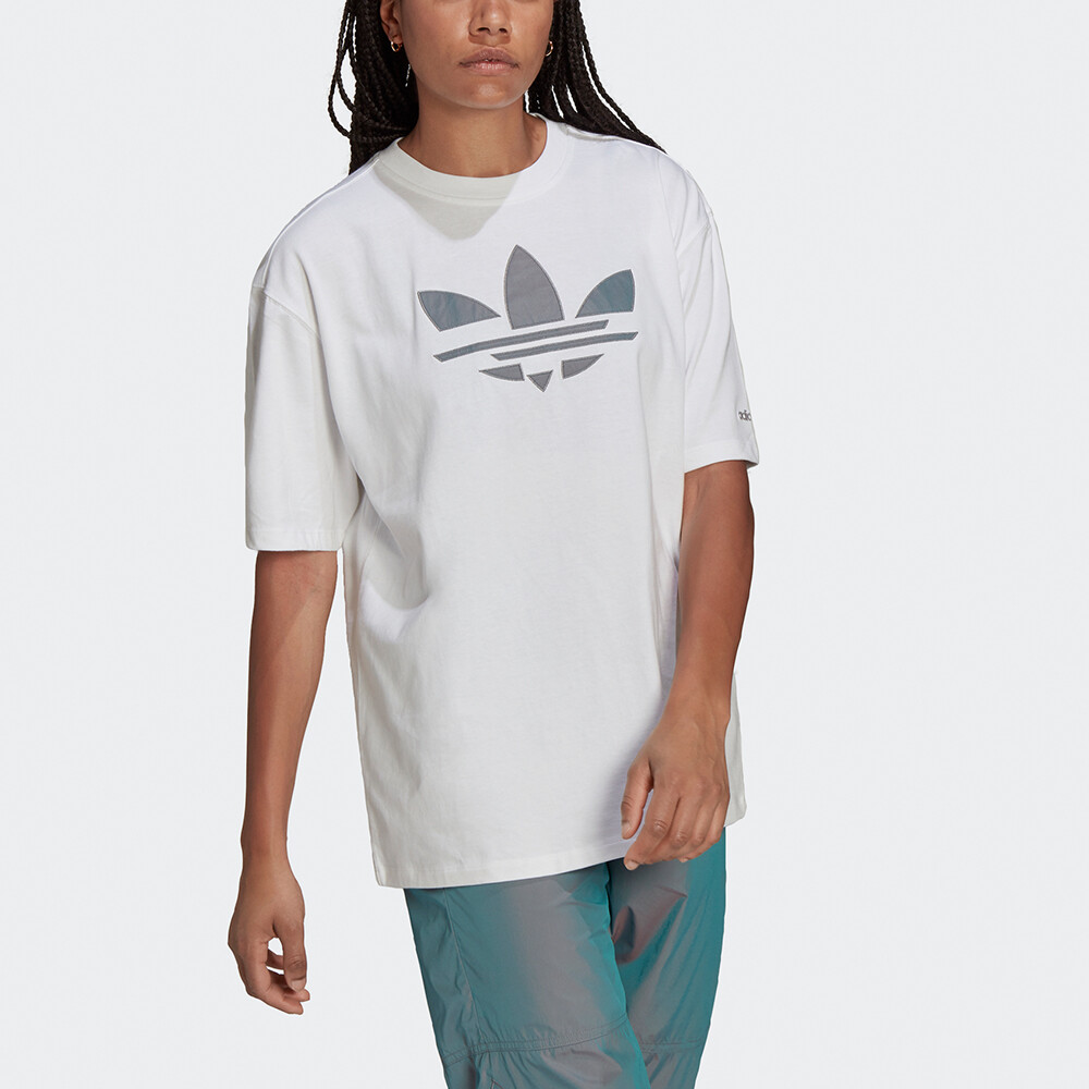 Футболка ADICOLOR женская белая Adidas Originals — фото 2