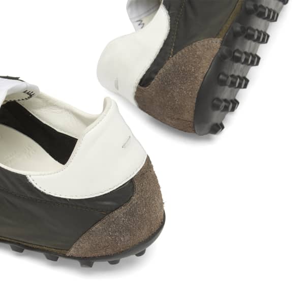 Нейлоновые кроссовки для спринта Maison Margiela, dusty зеленый/черный — фото 4