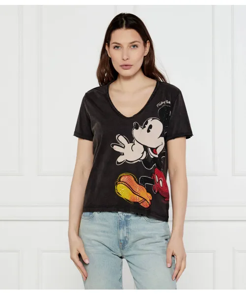 

Футболка с Микки Маусом Джокером Regular fit Desigual, серый