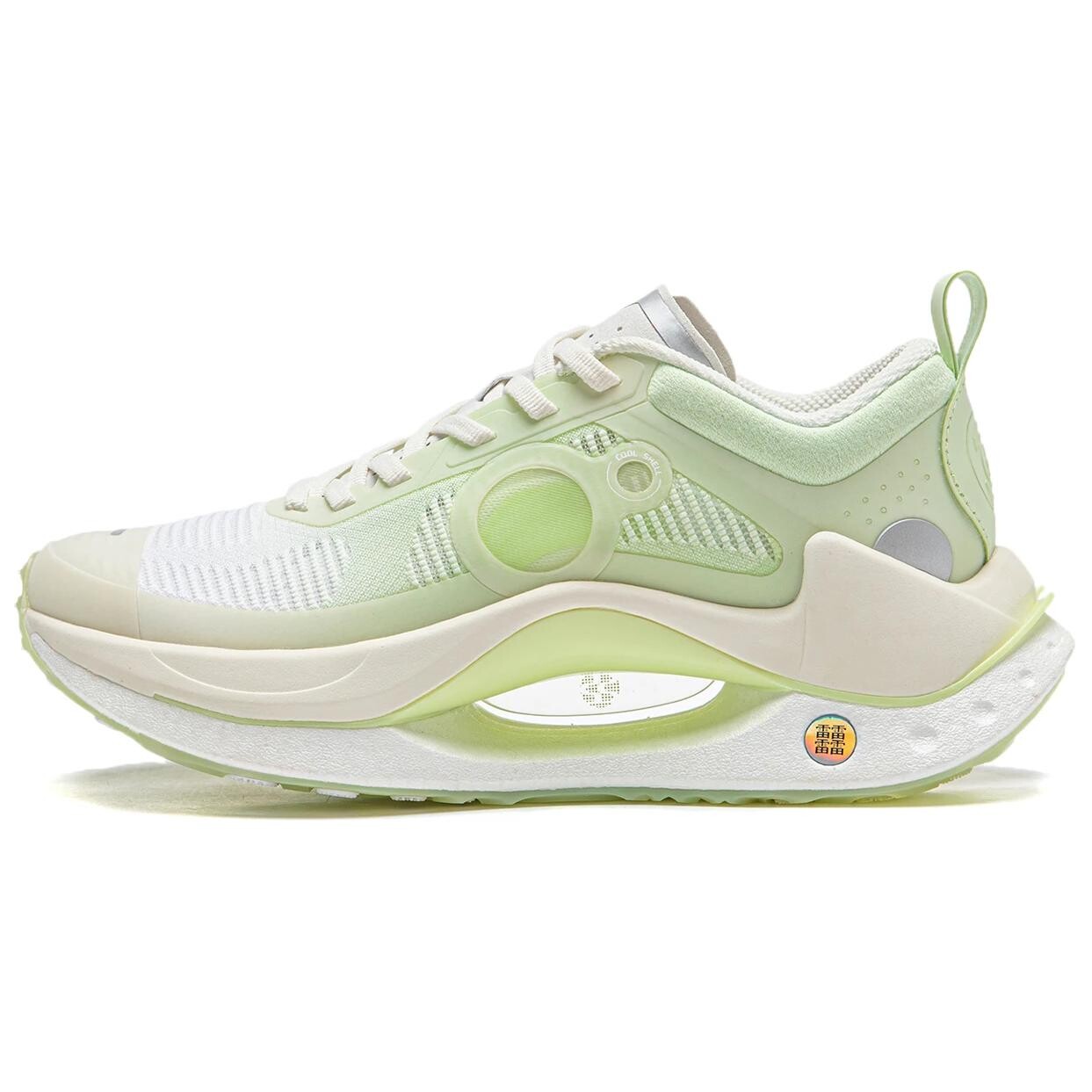 

Кроссовки женские Jueying CRC Low-top Standard White/fruit Powder Green Lining