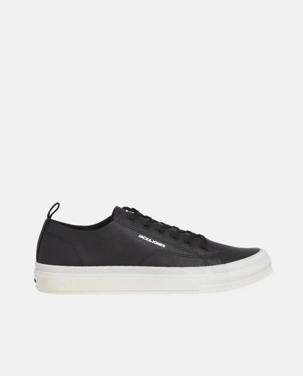 

Низкие мужские кроссовки под кожу в форме шлема Jack & Jones, черный