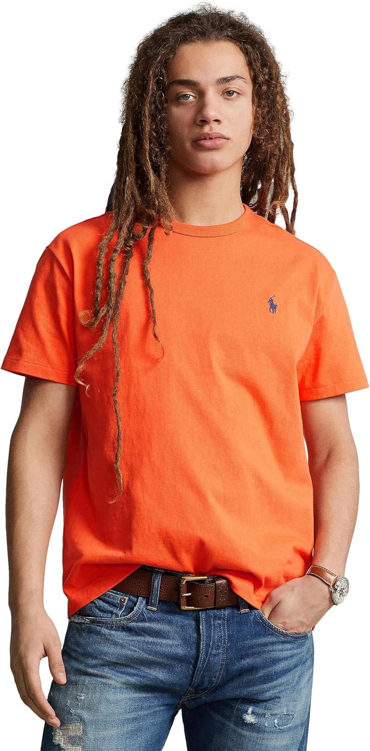 Футболка Polo Ralph Lauren Mens Ps200, Rl Sailing Orange. — фото 2