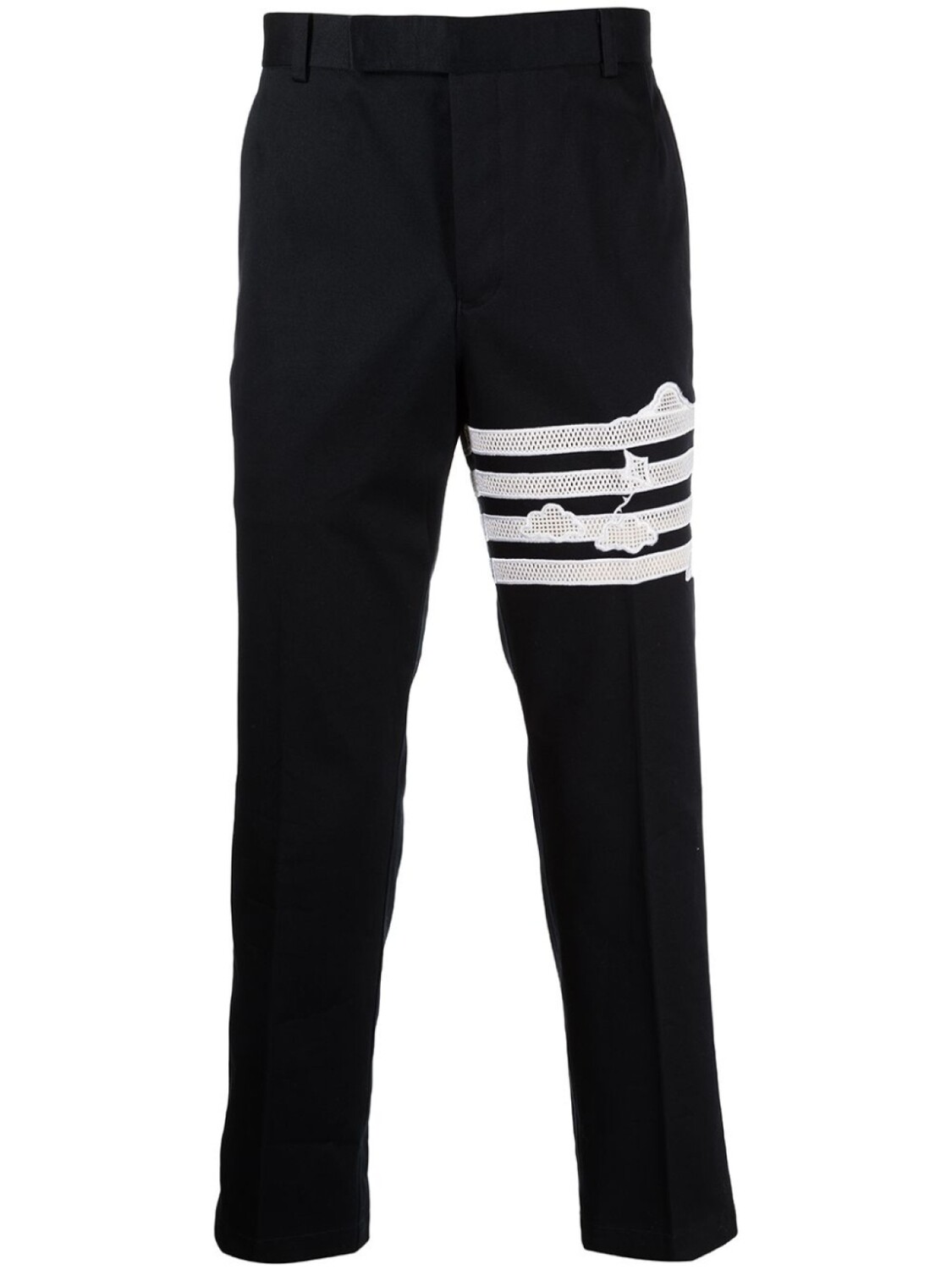 

Thom Browne брюки чинос Unconstructed с полосками 4-Bar, синий