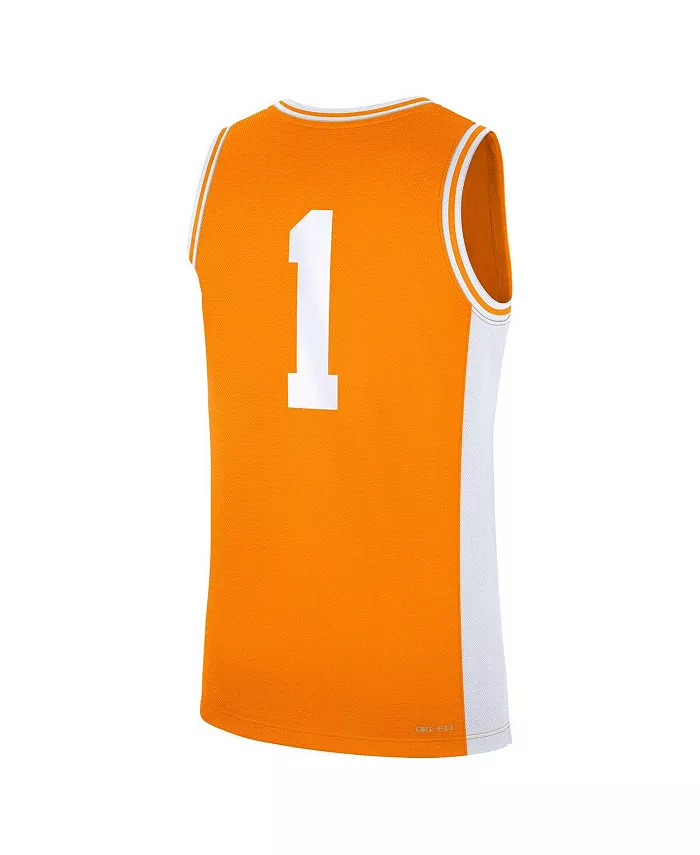 Мужская дорожная реплика джерси Tennessee Volunteers цвета Tennessee Orange 1 Nike — фото 2