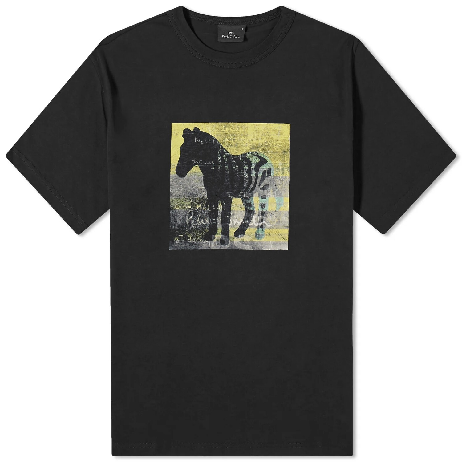 

Футболка Paul Smith Zebra Square T-Shirt, черный