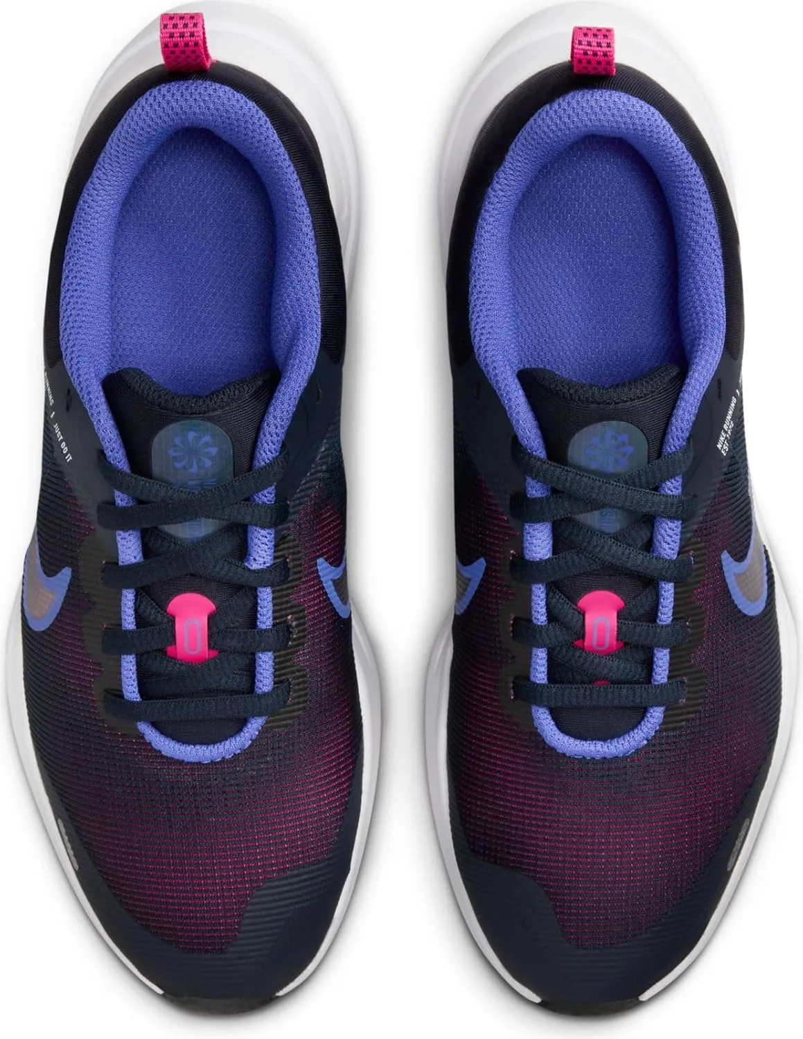 Мужские кроссовки Nike Downshifter 12, белый/ярко-розовый — фото 3