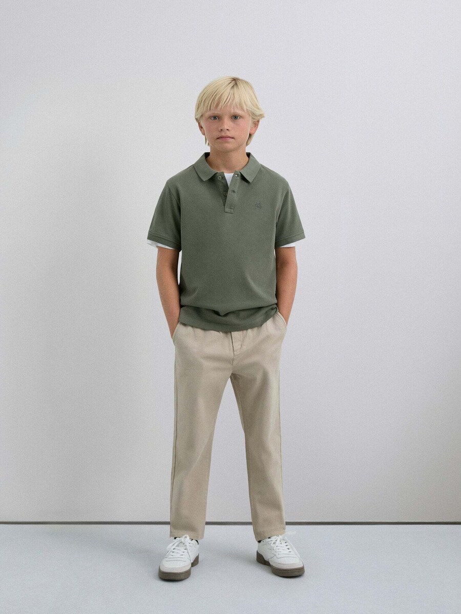 

Рубашка на пуговицах классического кроя Scalpers, Green/Khaki