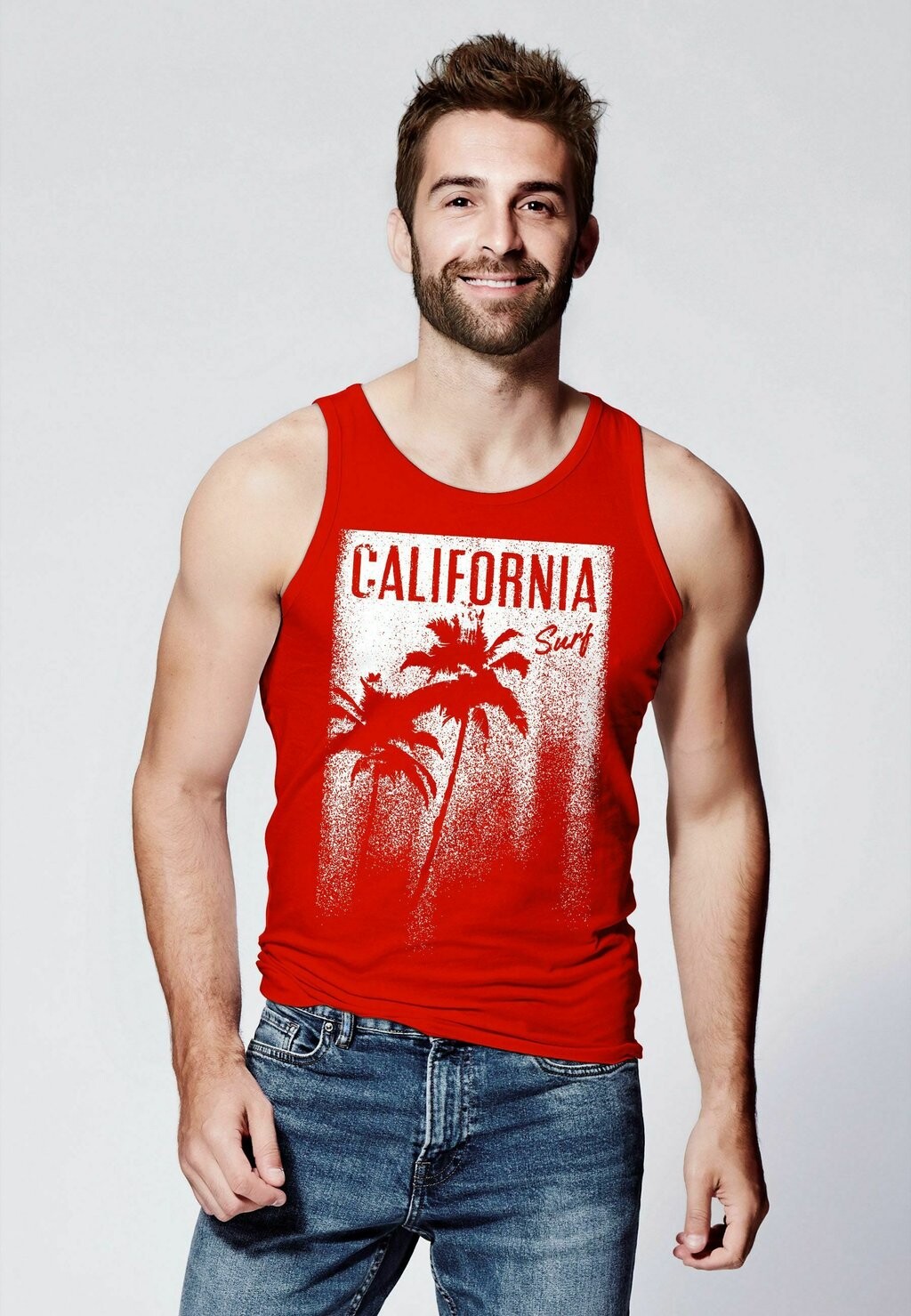 

Топ COOLES CALIFORNIA SURF PALMEN Neverless, красный