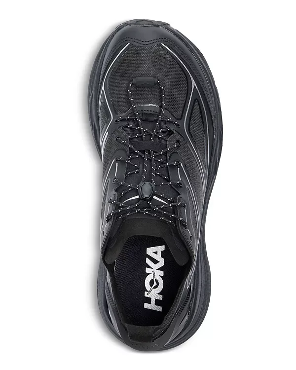 Кроссовки Stinson one7 Hoka, Black/Silver — фото 2
