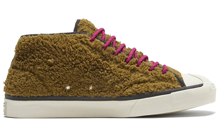 Кеды Converse Jack Purcell Mid Retro Sherpa Dark Moss