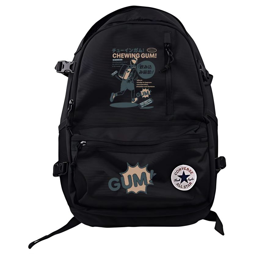

Converse Полиэстеровый рюкзак унисекс черный, Youth