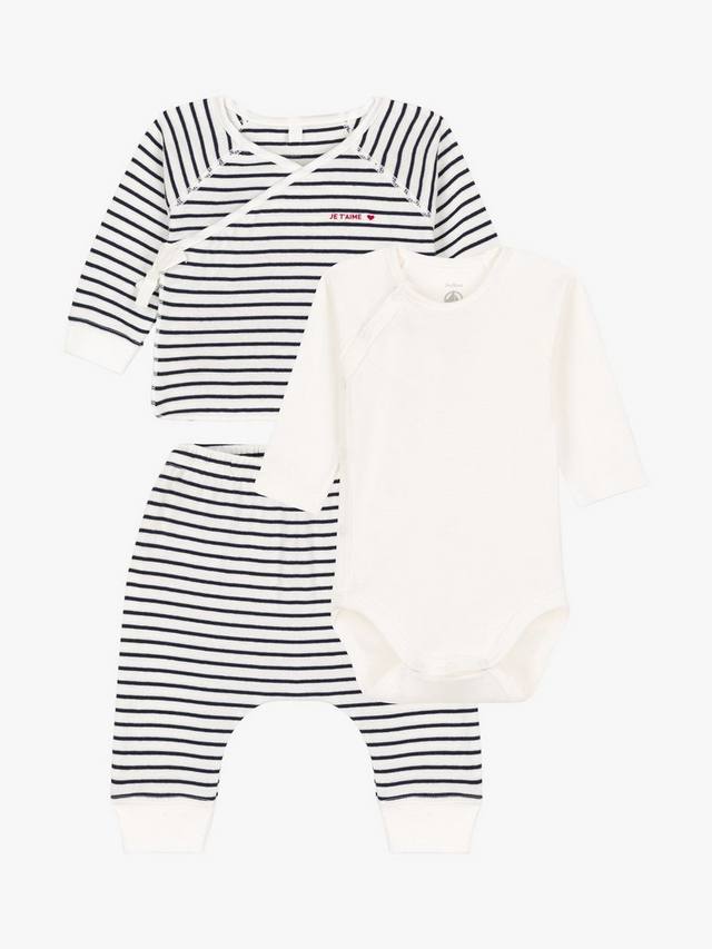 

Детский кардиган Petit Bateau, цвет Marshmallow/Navy