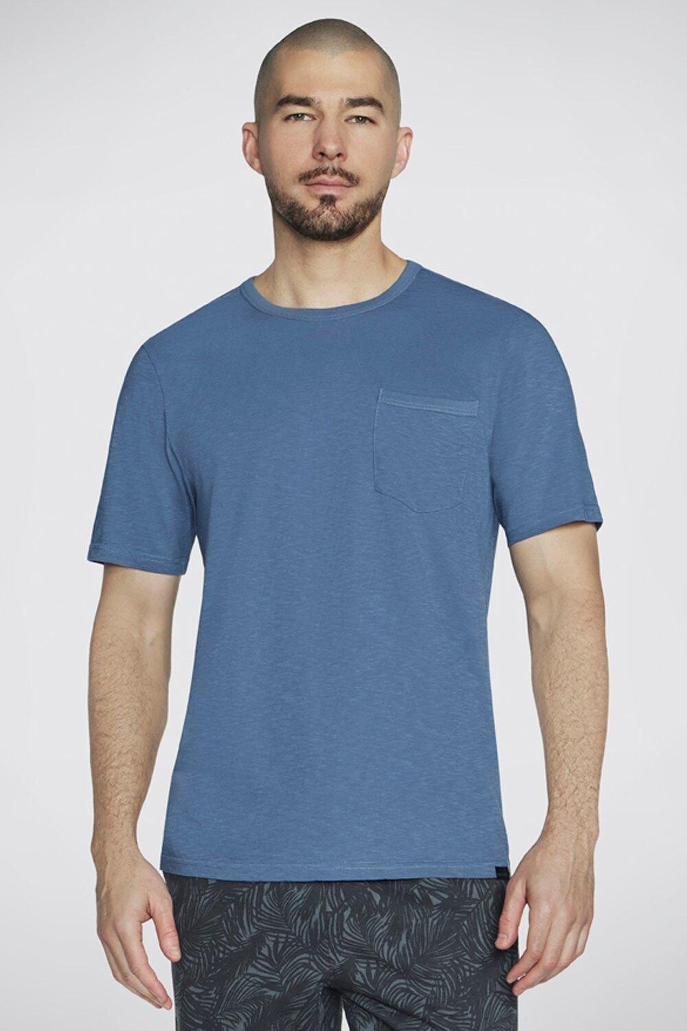 

Футболка Skech-breeze Slub Pocket синяя Debenhams, синий