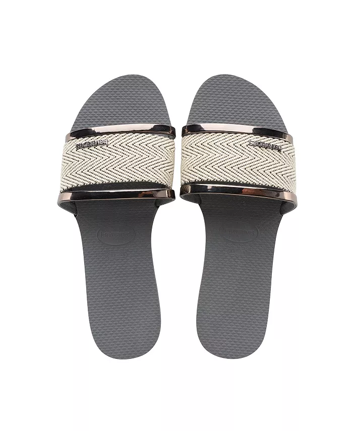Женские шлепанцы You Trancoso Premium Havaianas, серый