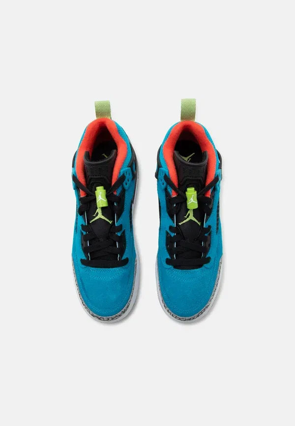 Кроссовки Spizike Jordan, neo turquoise/vivid green/light crimson/cosmic fuchsia/sky teal, бирюзово-зеленый с розово-фуксиевым и небесно-бирюзовым — фото 4