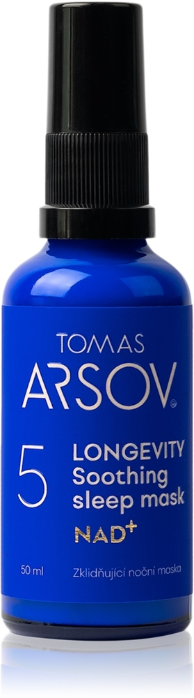 

Маска для сна Longevity успокаивающая ночная маска Tomas Arsov, 50 мл