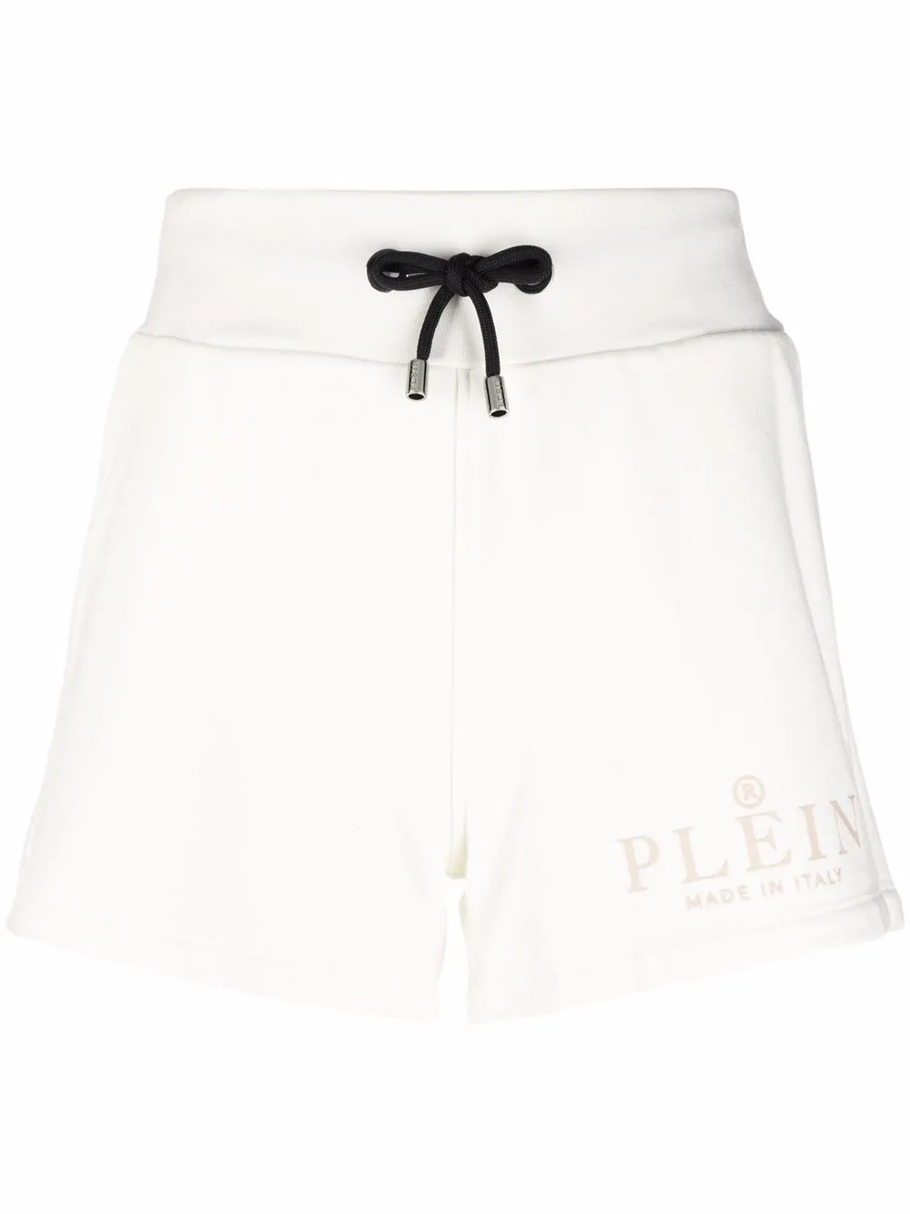 

Шорты Iconic с логотипом и кулиской Philipp Plein, нейтральный