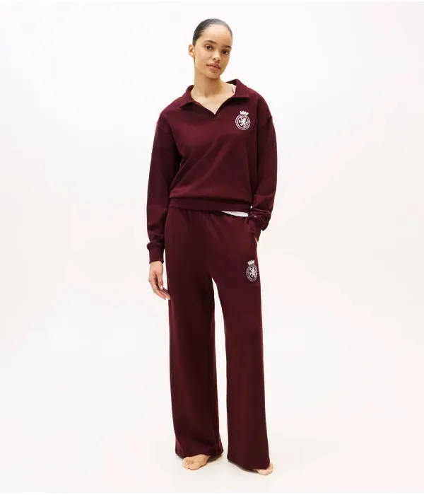 Толстовка loose fit Tommy Hilfiger, бордовый — фото 2