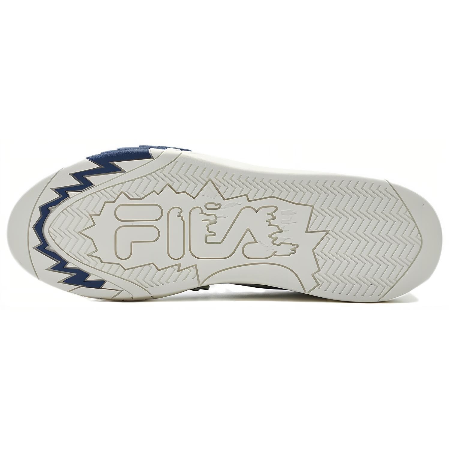 Кроссовки FILA FUSION DESPERADO LOW Vintage Basketball Shoes Men Low-top, белый/красный — фото 4