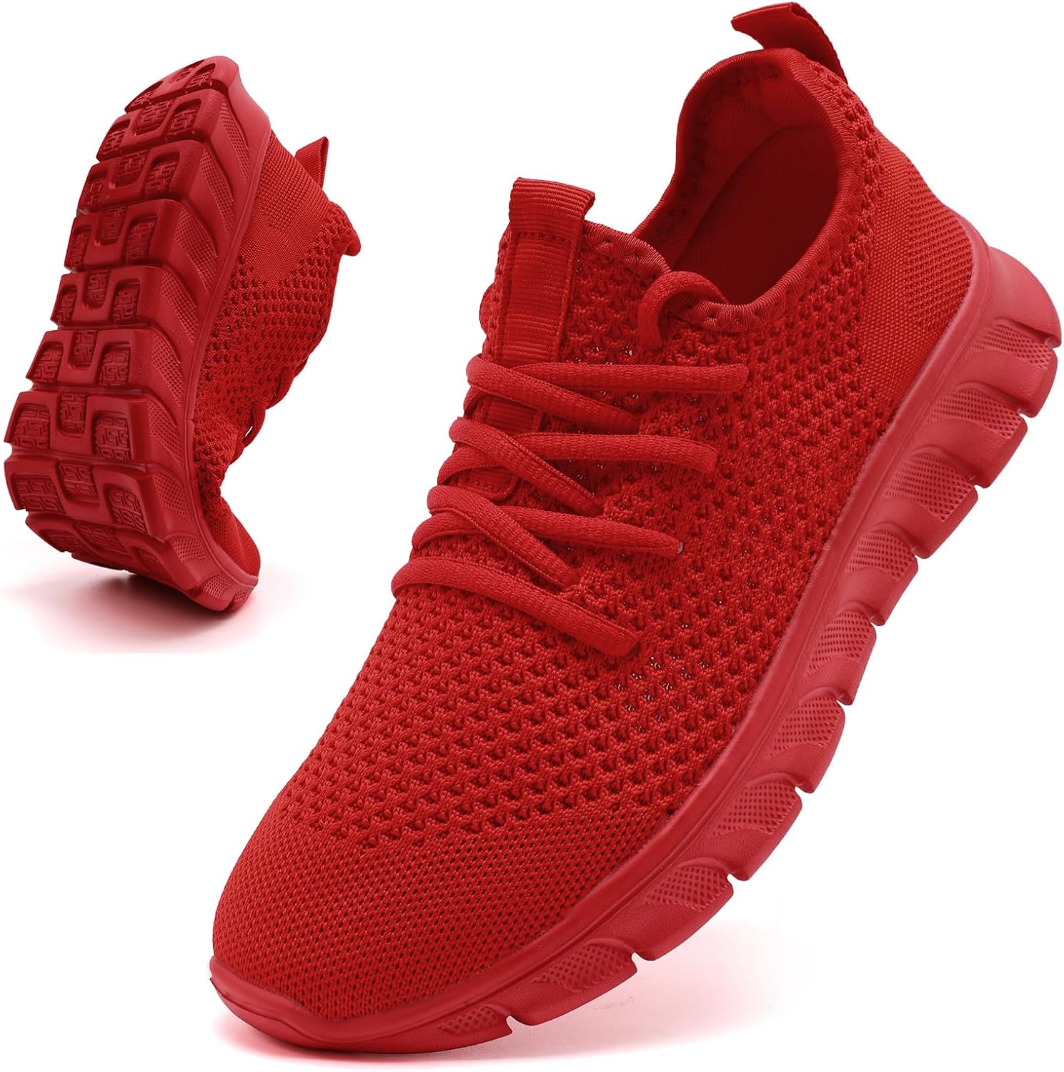 

Мужские легкие кроссовки для бега, слипоны для ходьбы, тенниса и занятий в зале, модные кеды Vlhgcg, красный